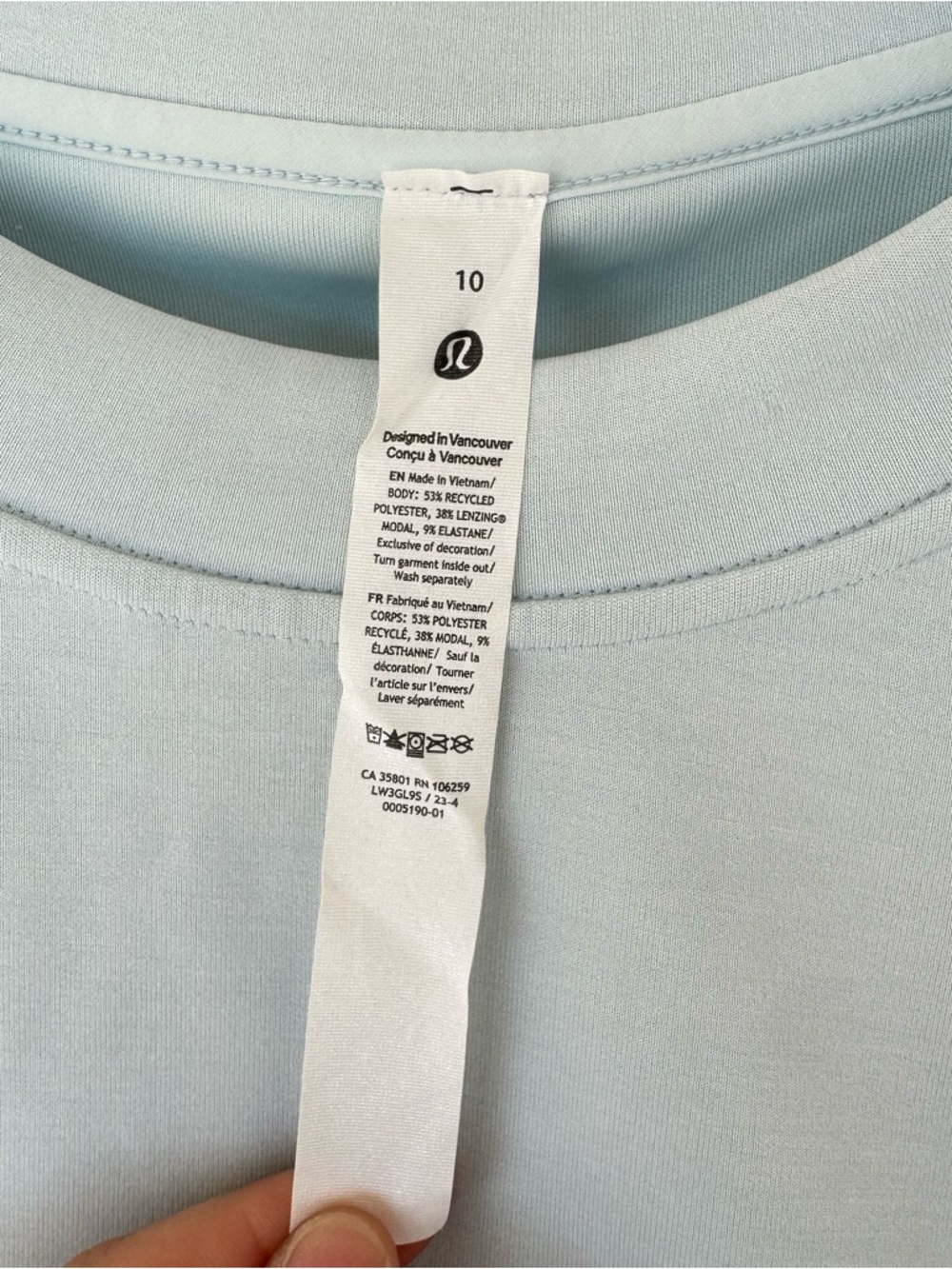 Lululemon Perfectly Oversized Cropped Crew Sweatshirt Women's 10 - Picture 5 of 7